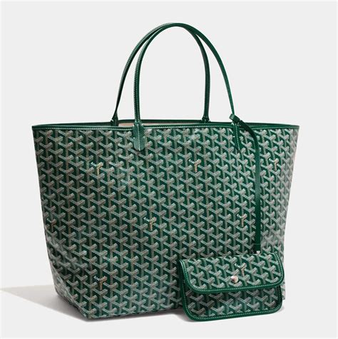 goyard bags green|goyard pm tote price.